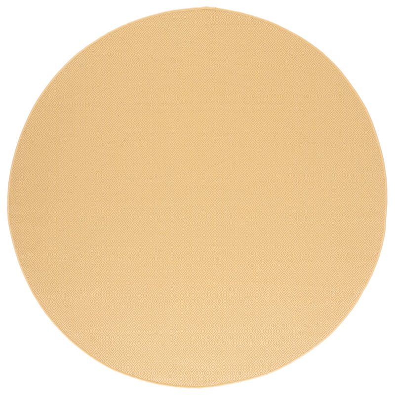 Halim Performance Solid Color Rug, Round 6'7"