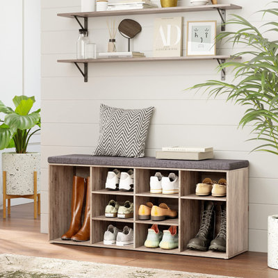 Banc de rangement 12 paires de chaussures