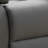 Gray Swivel Rocking Chair Designed For Small Spaces; Suitable For Living Rooms And Bedrooms.