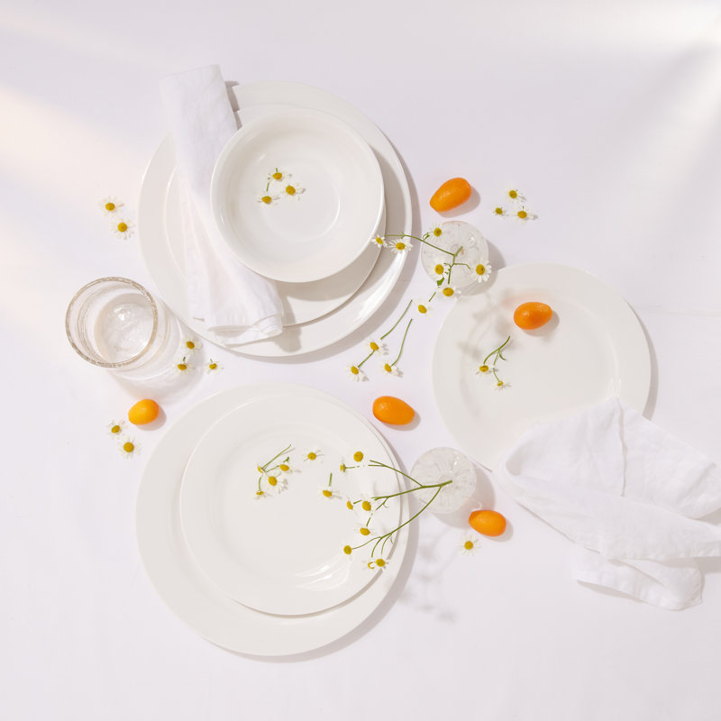 Waterside 18pc Round Melamine Dinner Set