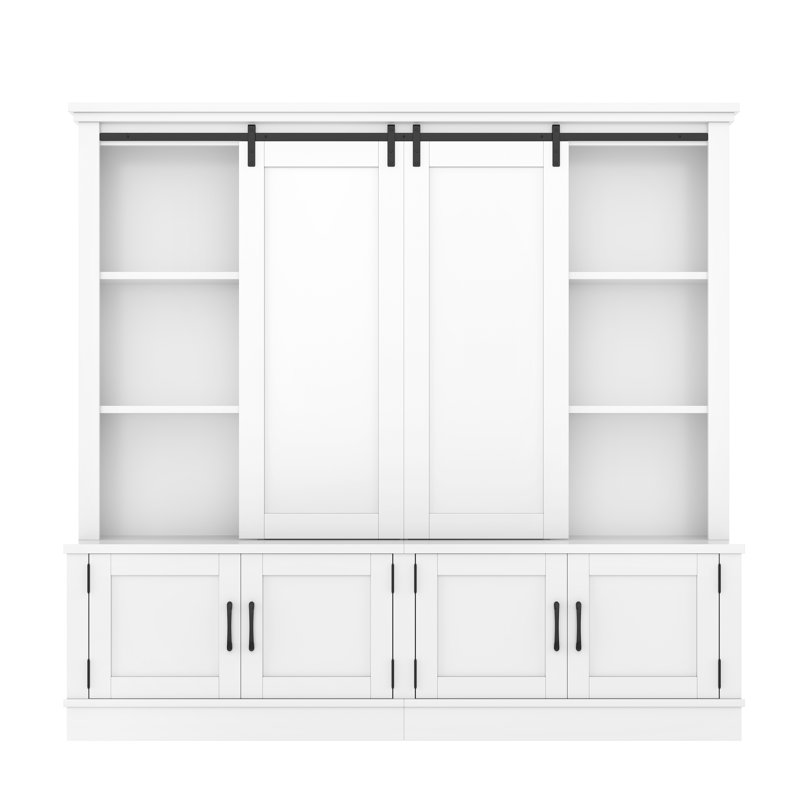 Hall Tree 71'' Wide With Bench, White