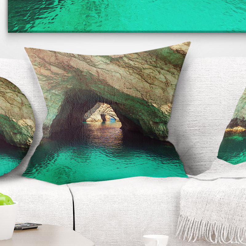 Housse de coussin carré Schafer Landscape, 16 po x 1 po, Coussin décoratif