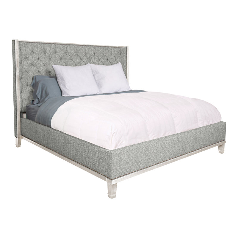 Michael Weiss Barrett Queen Bed, Casa Blanca, Tarbee Dove, Yes