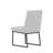 Mason 19.3'' H Merino Pearl Performance Fabric Upholstered Metal Side Chair