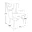 Fauteuil en polyester capitonné 28 po Leib-2043093669