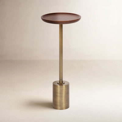 Armengol Solid Wood Tray Top End Table