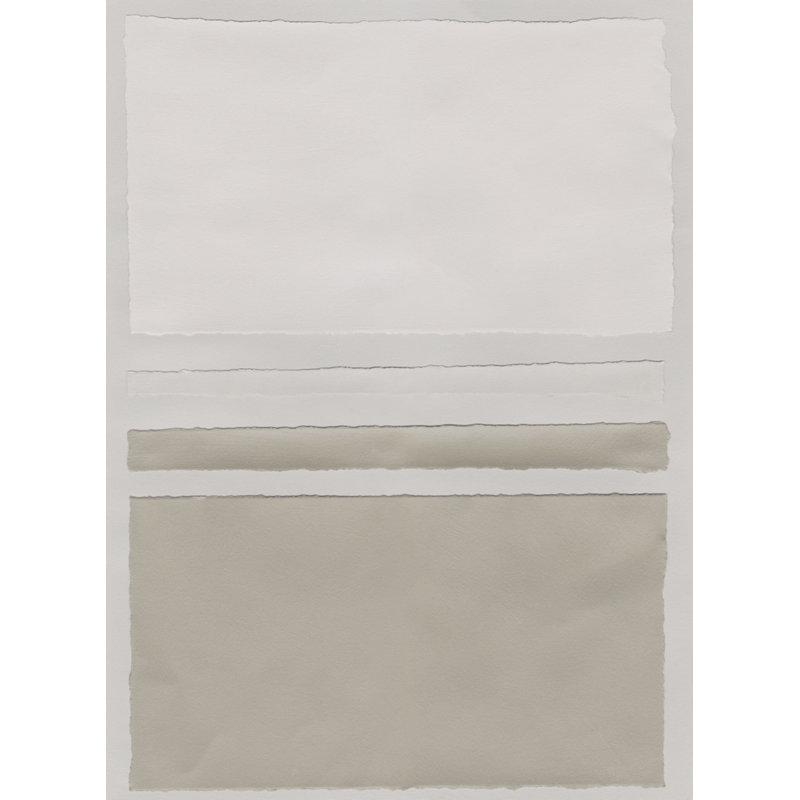 «Neutral Colorblock 5» par Kyle Goderwis, reproduction sur toile flottante, H 62 po x l 45 po