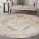 Haydel Oriental Machine Washable Power Loom Polyester Area Rug in Beige