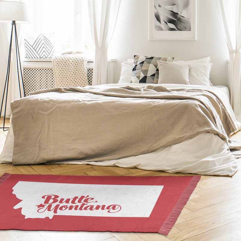 Tapis de zone rouge montana butte