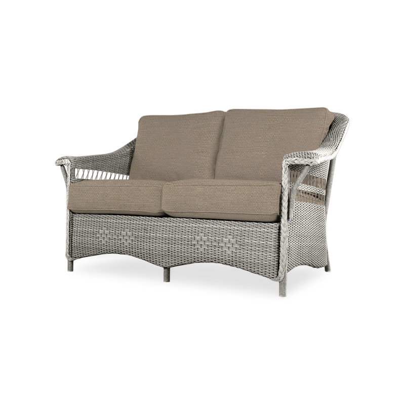 Nantucket Outdoor 2 - Seat Loveseat, Loveboat Mint, Pewter