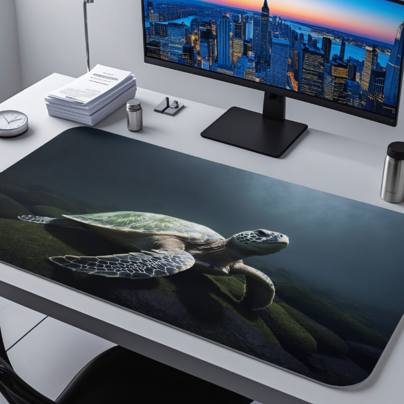 Polyester Desk Pad, 31.5x15.5