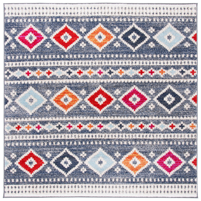 Sheila Performance Southwestern Rug, Square 6'