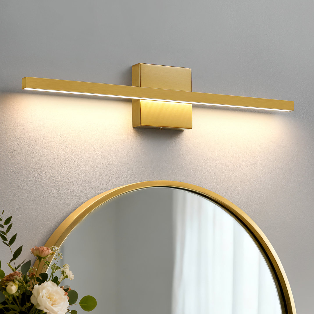Trudy Dimmable LED Bath Bar - Modern Bathroom Light Fixture Wrought Studio™ 