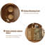 Nouvelle cloison de style minimaliste en bois massif 47,24 "-1305604465