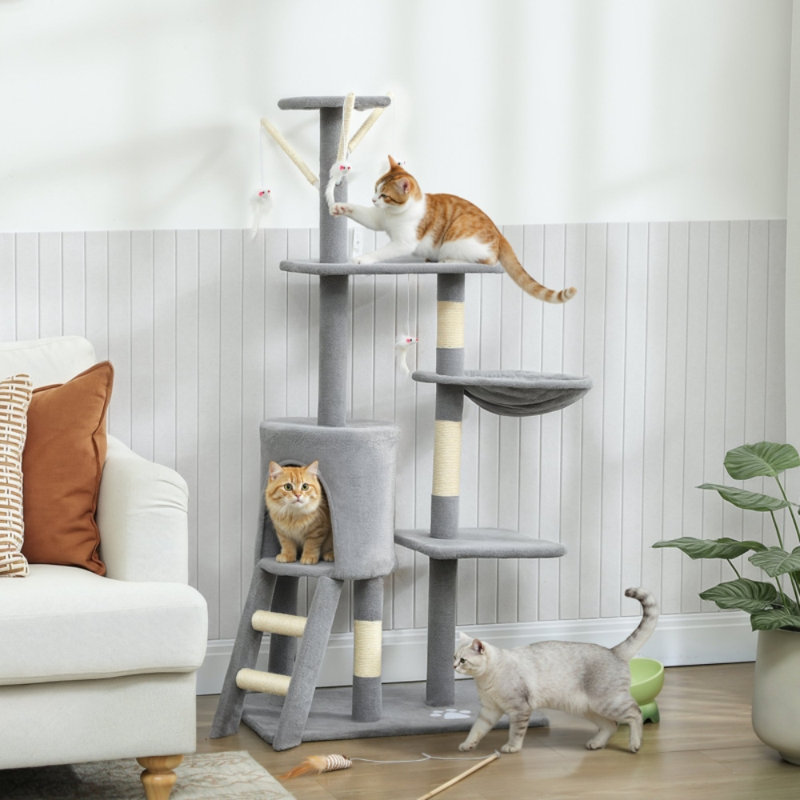 Multi-Level Cat Tree with Condo & Sisal Scratching Posts