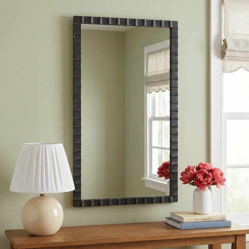 Ceram Metal Rectangle Wall Mirror