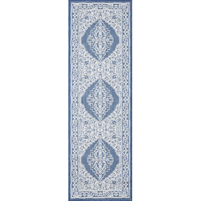 Tapis d'intérieur / extérieur bleu Mariners