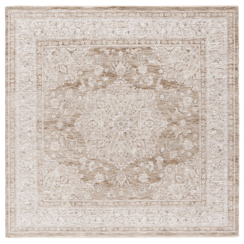 Mason 100 Performance Oriental Rug, Square 6'3"