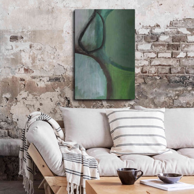 «Green Abstract» par Linda Woods