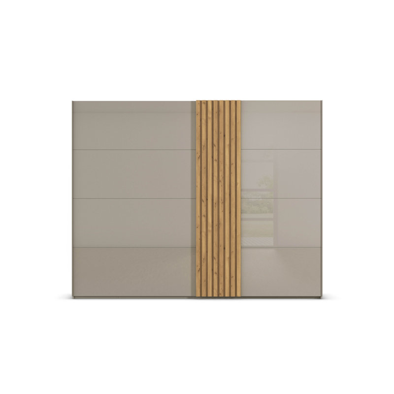 Tarello 2 Sliding Door Wardrobe available in many colour combinations glass front INCL. Delivery and Assembly