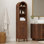 Tour de rangement arquée 67 "avec porte et tiroir