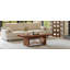 Table basse 47,2 "avec tablette de salon