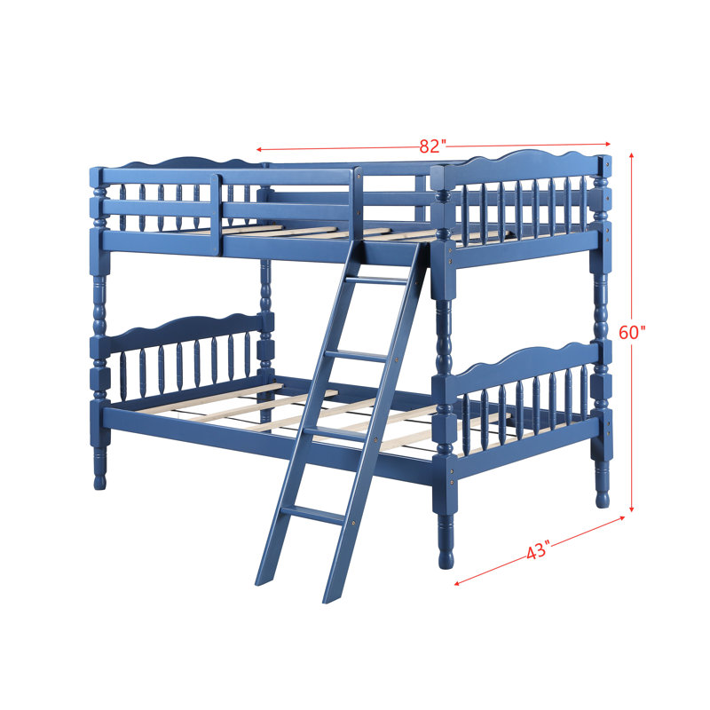 Lit superposé détachable, Bleu foncé