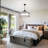 5 - Lights Dimmable Farmhouse Drum Chandelier with Metal Cage-1628686710