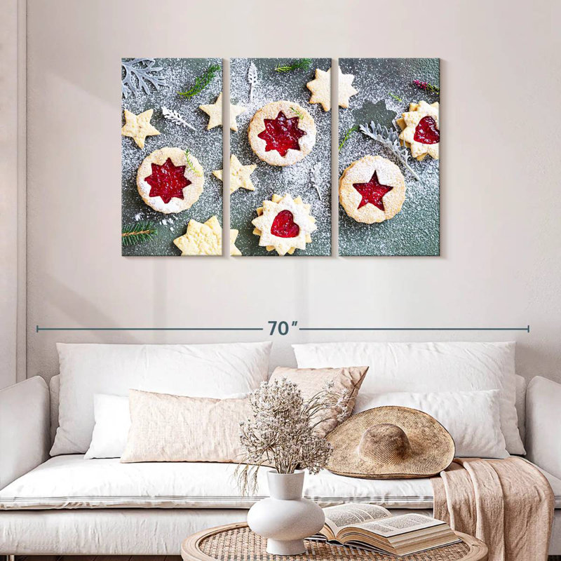 Biscuits Senne Festive Linzer, H 28 po x l 45 po