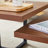 47*23.5*18. Perfectly Integrating Modern And Scandinavian Styles-Dark Walnut Double-Deck Coffee Table