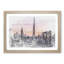Dubai Skyline in Abstract - Picture Frame Graphic Art Print-55734237-55734232