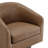 Bennett Genuine Leather Swivel Barrel Chair With Ottoman-121504152