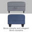 Repose-pieds de rangement en tissu Tomario-1128471521