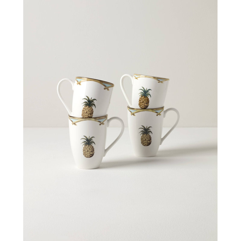 Ensemble de 4 tasses Lenox British Colonial