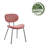 17.52'' H Velvet Upholstered Stacking Side Chair-1082935270