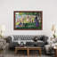 Sunday Afternoon On The Island Of La Grande Jatte by Georges Seurat - Floater Frame Panoramic Painting on Canvas-391968448-391968455