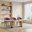 Ensemble de salle à manger 9 pièces Andrik avec table en pierre frittée extensible 94,5 po et 8 chaises pour 8-10-527108382
