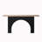Modern Console Table with Black Arch Base