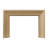 Modern Ember Everly Wood Fireplace Mantel Surround Overall Dimensions 72" x 54"- Interior Opening 48" x 42"-105265942-105265936