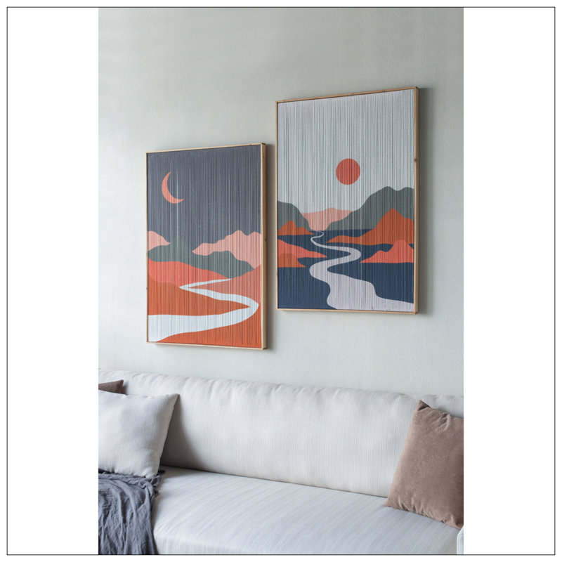 Rectangle à pampille, art mural, décor de maison pour le salon, la chambre, le couloir de bureau