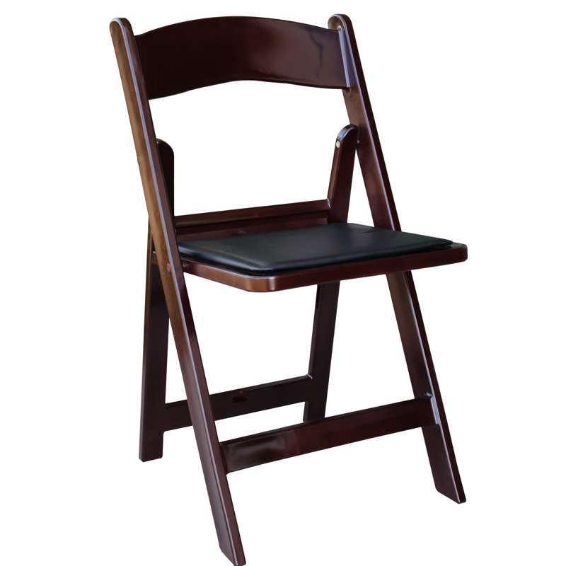 Chaise pliante Rhino, Acajou