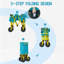 Chariot de plage extra long 49 pouces avec grandes roues-115214143