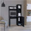 Bureau d'ordinateur Carson avec huche, armoire à une porte, grande surface de travail et tablettes de rangement à 3 niveaux-1155785687