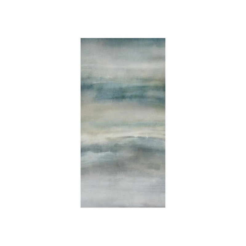 «Un-flush pensts» par Elena Carlie - Peinture, Couche de verre, H 72 po x l 36 po x P 1,5 po