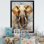 Magnifique portrait d'éléphant I