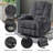 Large Power Lift Recliner Chair With Massage And Heat For Elderly, Overstuffed Wide Recliners, Heavy Duty Motion Mechanism With Usb And Type C Ports, 2 Steel Cup Holders-863615880