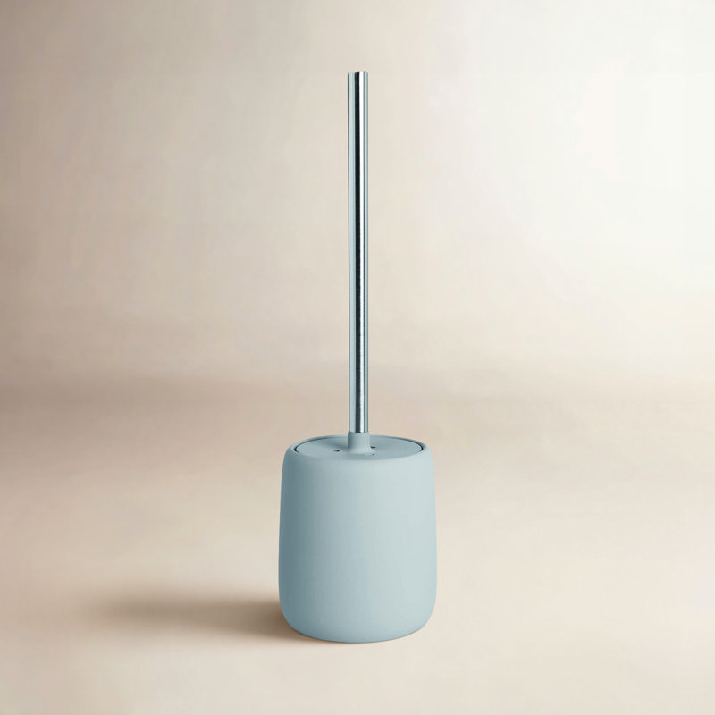 Sono 15.37" Ceramic Toilet Brush and Holder, Microchip