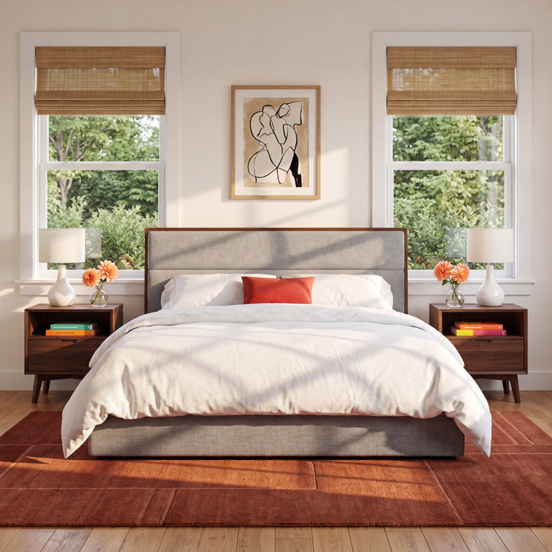 Berkeley Upholstered Platform Bed, King