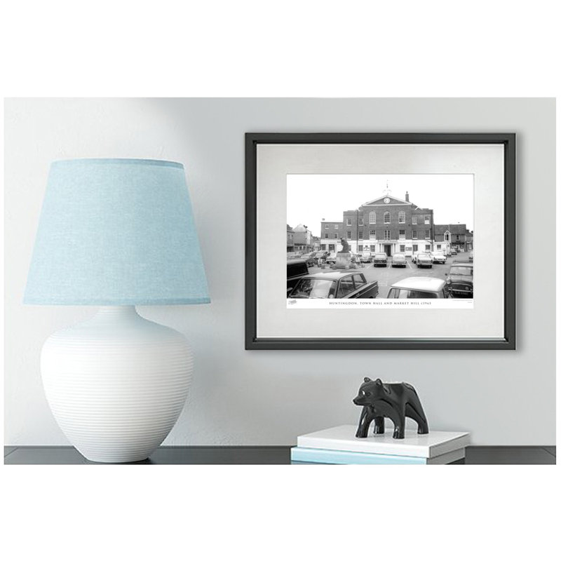 Huntingdon, Town Hall And Market Hill C1965 by Francis Frith - Single Picture Frame Print, 45cm H x 60cm W x 2.3cm D