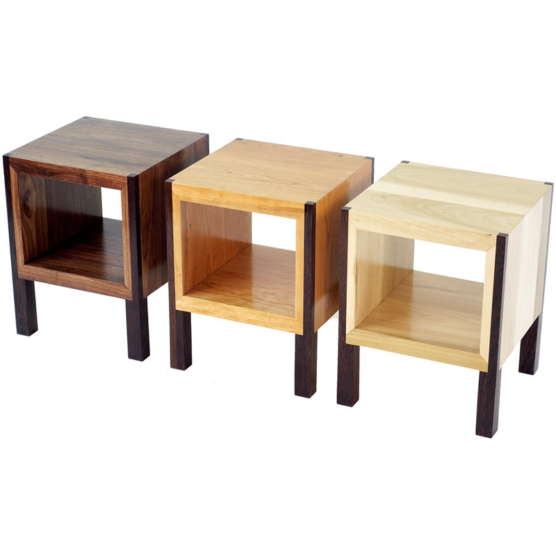 End Table, Body: Poplar / Legs: Wenge